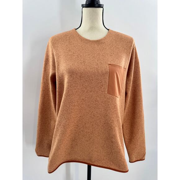 Arc'teryx Womens Covert Orange Pullover Sweater Sweatshirt Base Layer L - Picture 4 of 9